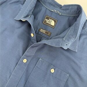 North face Men’s Cotton Button Down Short Sleeve Outdoor Shirt Size XL